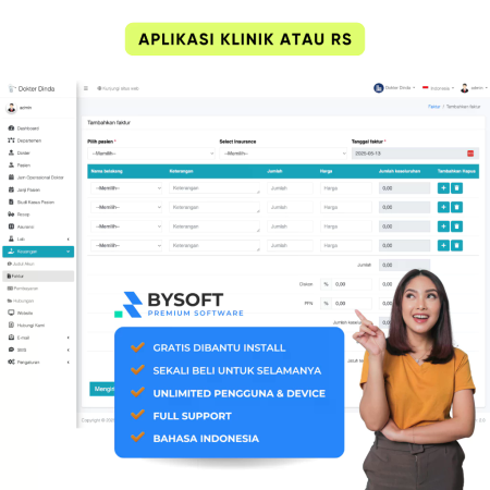 Aplikasi Manajemen Klinik Multi Cabang & Rekam Medis Terintegrasi